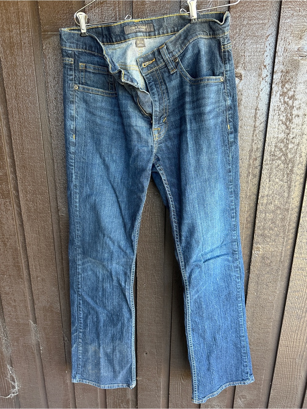 Cody James Straight Leg Jeans Blue Waist 36